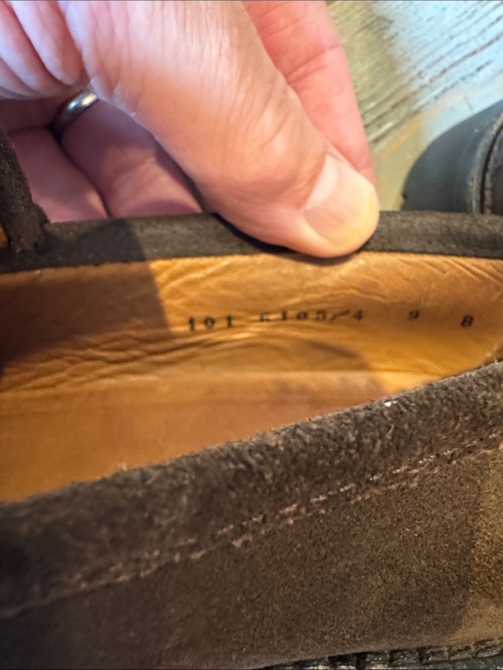 Gucci Brown Suede Horsebit Loafers - Picture 4 of 10